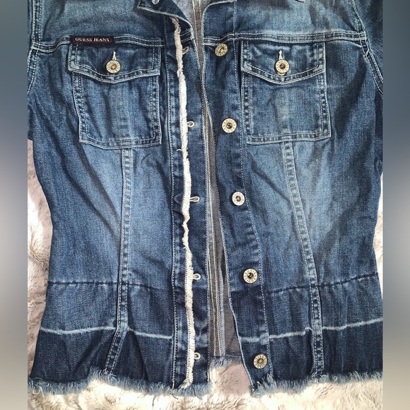 Vintage GUESS Bell Sleeve Jean Jacket - Picture 4 of 8